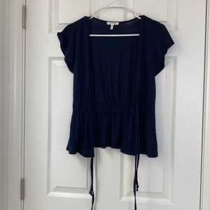 Maurice’s, Blue Wrap Around Jacket